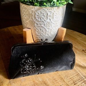 Express Velvet Clutch